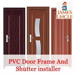 PVC Door Frame And Shutter installer Mr. Arun Raul in Dhalbelun